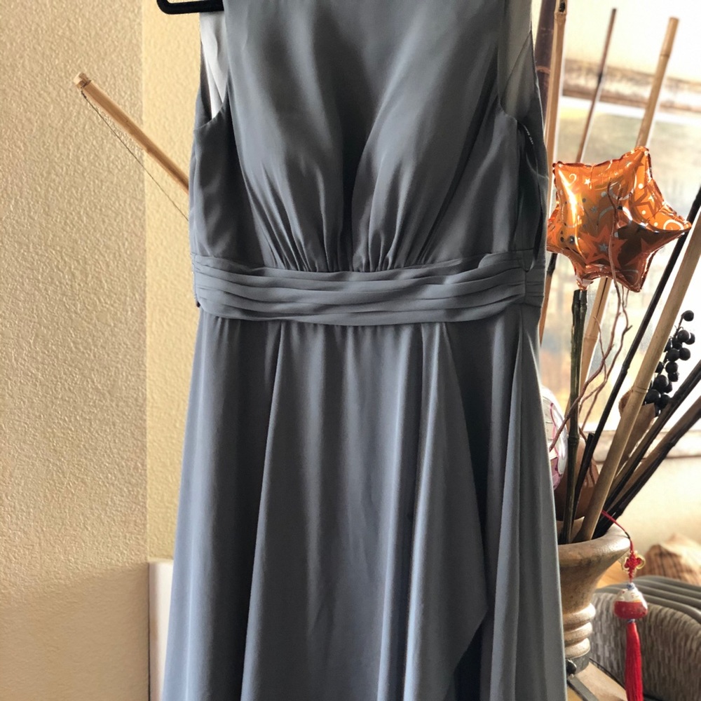 Brand new gray gown for prom or bridesmaid